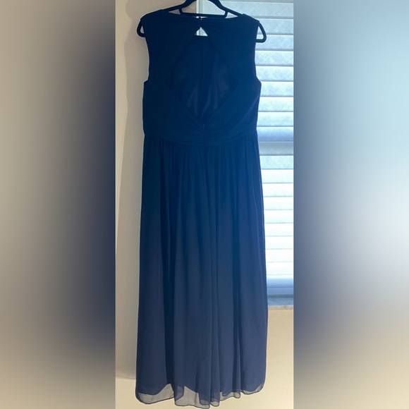 Jenny Yoo Eloise Chiffon Dress Size 18 - Picture 4 of 8